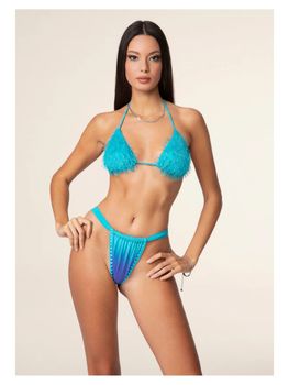 Bikini F**K 1131X46 da donna azzurro.