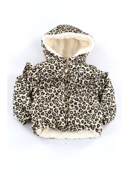 Giubbotto Guess A6BL01 W4029 da bambina animalier.