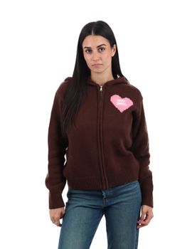 Felpa in maglia Mc2 Saint Barth KYLA005 03852 da donna big st apres.