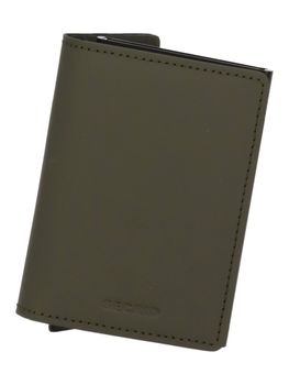 Portacarte Secrid SM MATTE unisex adulti verde+nero.