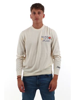 Maglia Mc2 Saint Barth HER0024 03391I da uomo bianca.