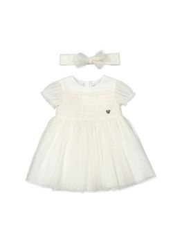 Vestito Mayoral 1902 da bambina ecrù.