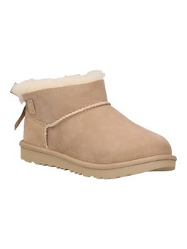 Stivaletto Ugg k ultra mini bailey bow 1185920K da bambina beige.