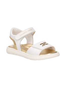 Sandalo Elisabetta Franchi La Mia Bambina F1A2-E0279 bianco e oro.