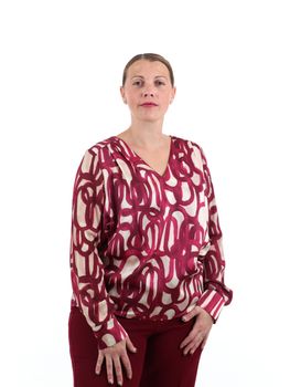 Blusa Lizalù F876YBFENER da donna amarone.