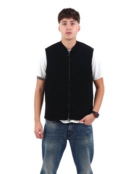Gilet Yos COWBOY CINCINNATI da uomo nero.