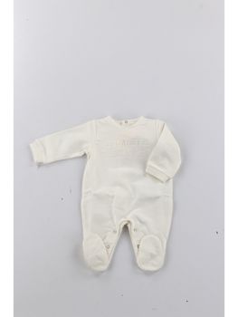 Tutina Elisabetta Franchi La Mia Bambina ENTU1200FF002 da neonata panna.