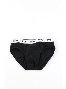 Slip GCDS A2EM3703UW1 da uomo nero.