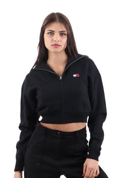 Giacchetto Tommy Jeans DW0DW19886 da donna nera.