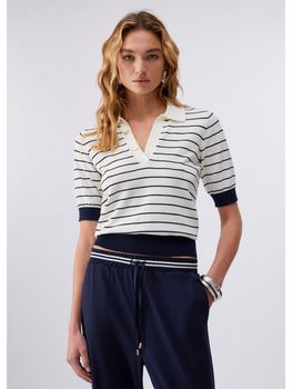 Maglia Liu Jo TA6215MS55N da donna milk.