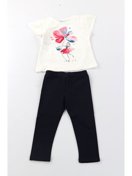 Set Mayoral 3705 da bambina marine.