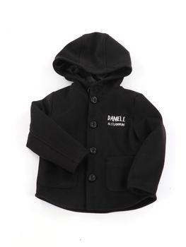 Cappotto Daniele Alessandrini 1291O00067 da bambino nero.
