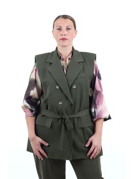 Gilet Lizalù F646YBFGRAZI da donna militare.