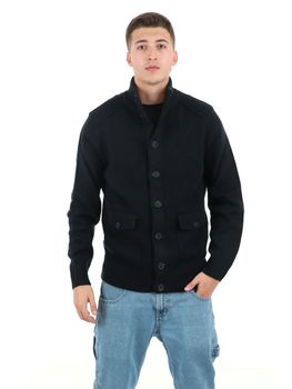 Cardigan Yos 4307225 da uomo black.