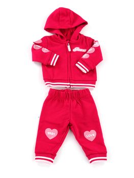 Tuta Guess K6YG01 K3837 da bambina cherry.