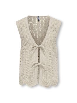 Gilet Only kids NOLA LIFE TOP 15374582 da bambina oatmeal.