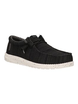 Scarpa casual Hey Dude 41898 da uomo nero+bianco.