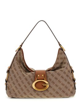Borsa Guess HWJJ93 08180 da donna latte+logo+cognac.
