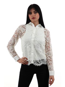 Camicia Markup MW663005 da donna bianca.