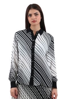 Camicia Liu Jo WA5095T2578 da donna a righe.
