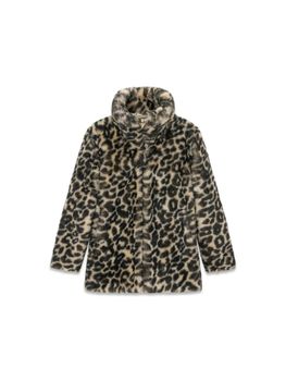 Pelliccia Guess J6BL24 K6683 da bambina leopard.