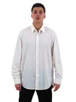 Camicia Armani Exchange XM001567 AF19193 da uomo bianca.