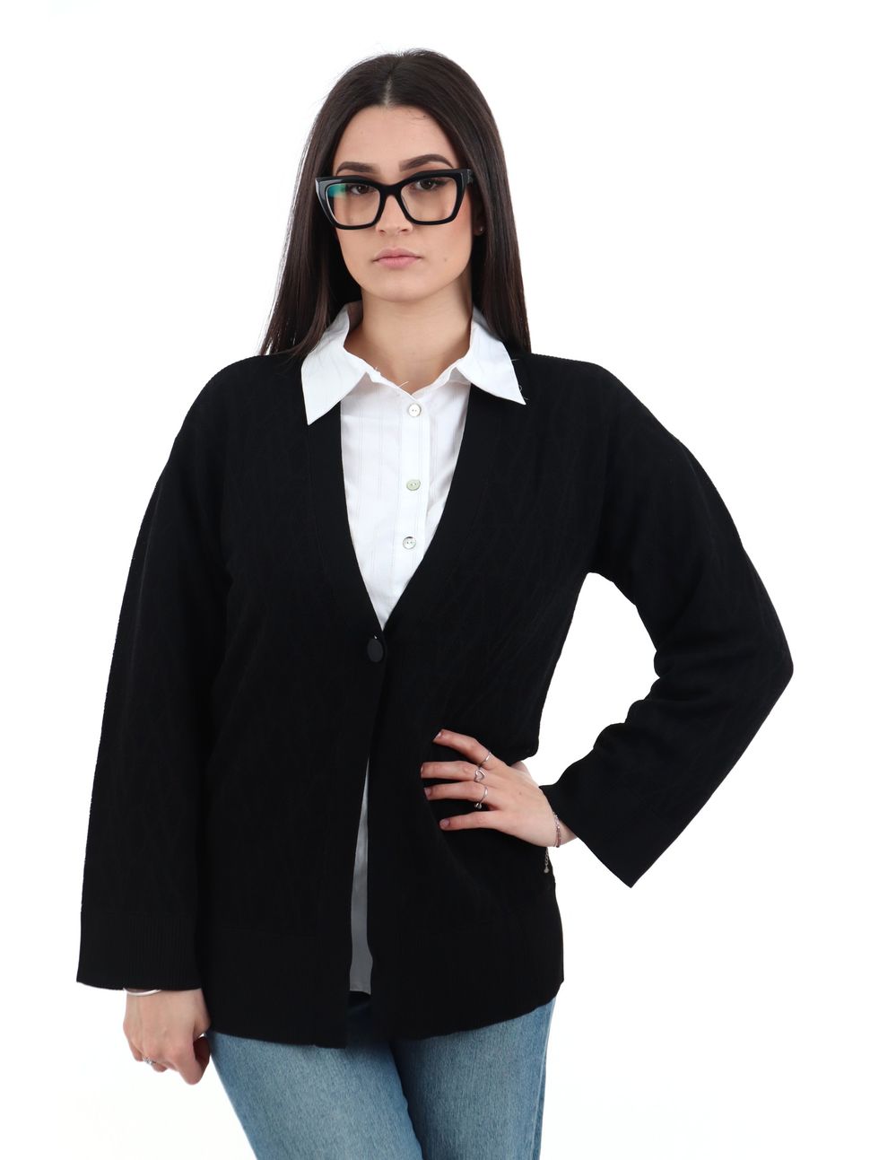 cardigan-armani-exchange-xw000579-af12875-da-donna-nero