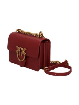 Tracolla Pinko 100074 A0F1 da donna bordeaux+oro.