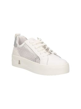 Sneakers Patrizia Pepe PPJ308 da bambina bianca+argento.
