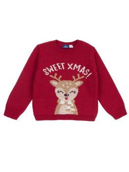 Maglioncino Chicco 69763 078 da bambina rosso.