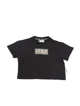 T-shirt Icon IGKS001523 da bambina nera.