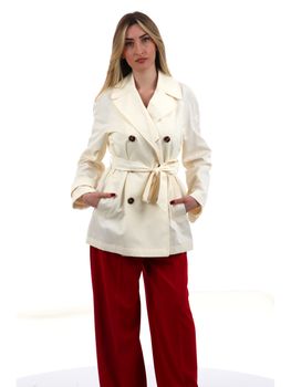 Trench Emme Marella EMMSOTTILE da donna bianco.