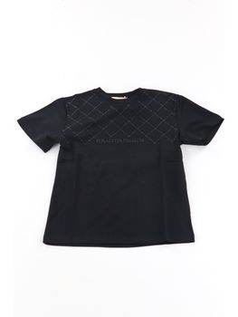 T-shirt Elisabetta Franchi La Mia Bambina EFTS2270JE006 da bambina nera.