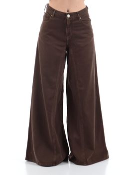 Pantalone Pinko 106228 A32P da donna marrone.