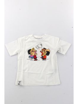 T-Shirt Diadora 181672 C0013 da bambino bianco+nero.