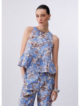 Canotta Liu Jo WA6365T4853 da donna blu.