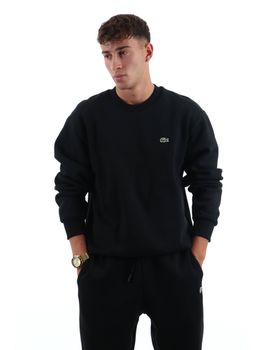 Felpa Lacoste SH8868 da uomo nero.