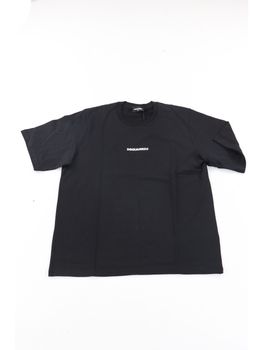 T-shirt Dsquared2 DQ2823 D004G da ragazzo nera.