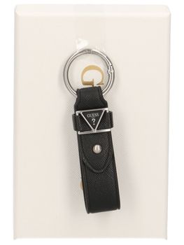 Portachiavi Guess RM7436 P4201 RING da uomo nero.