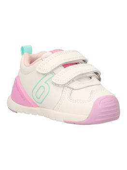 Sneakers Biomecanics 261136 da bambina bianca+rosa.