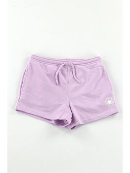 Shorts Converse 4CJ068 da bambina lilla.