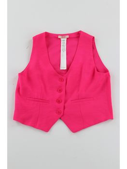 Gilet Liu Jo GA4162T3406 da bambina pink.
