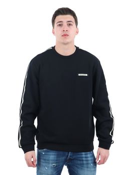 Felpa EA7 7M001478 AF12660 da uomo nera.