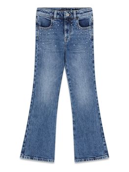 Jeans Levi's J6YA11 D1218 da bambina harbour blue wash.