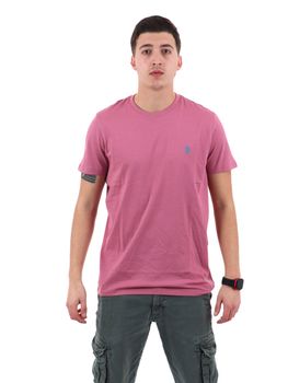 T-shirt U.S Polo 154015 0000148 da uomo rosa.