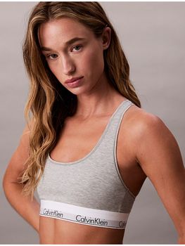 Bralette Calvin Klein LV00QF8493 da donna grigio.