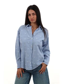 Camicia Yes Zee C418 Y400 da donna blu.