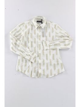 Camicia Antony Morato MKSL00257 FA430661 da bambino bianca+beige.