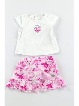 Set Guess A5GG18 K6YW4 da bambina bianco.