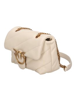 Borsa Pinko 100039 A0F2 da donna bianca+oro.